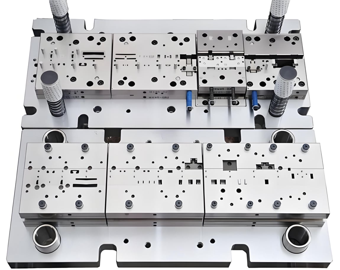 Precision stamped metal component