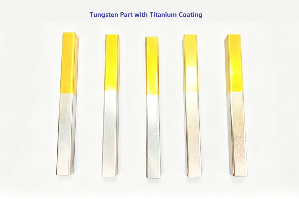 Precision machined tungsten part