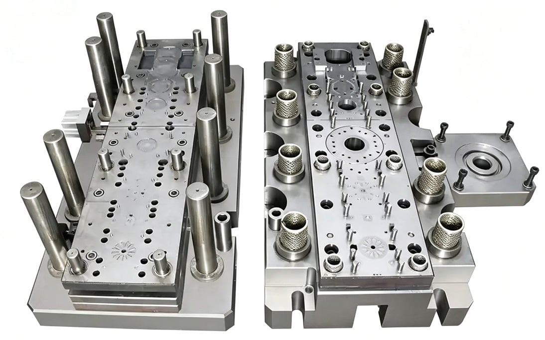Precision stamped metal component