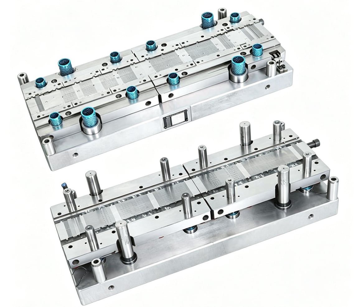 Precision stamped metal component