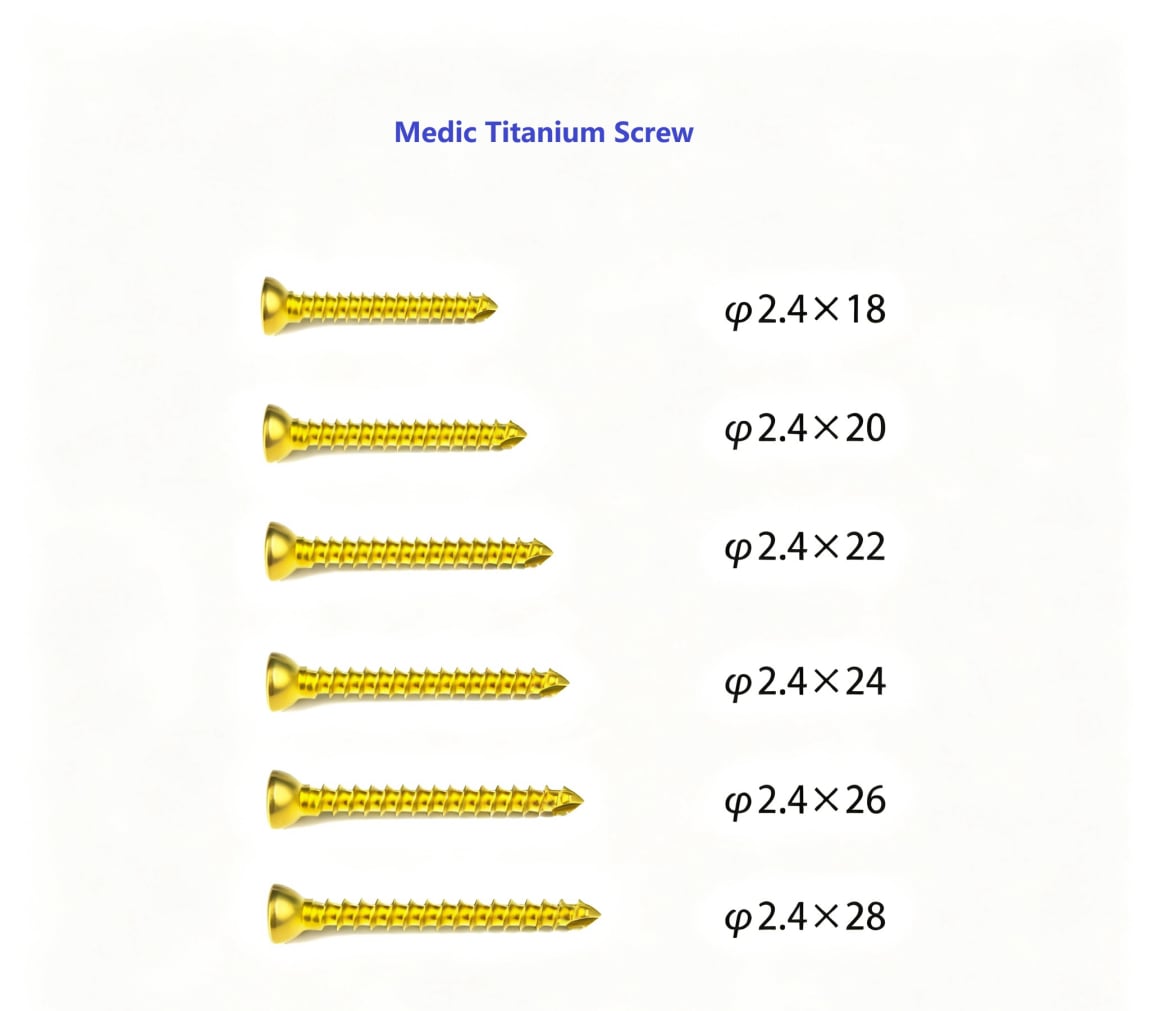 medic titanium screw