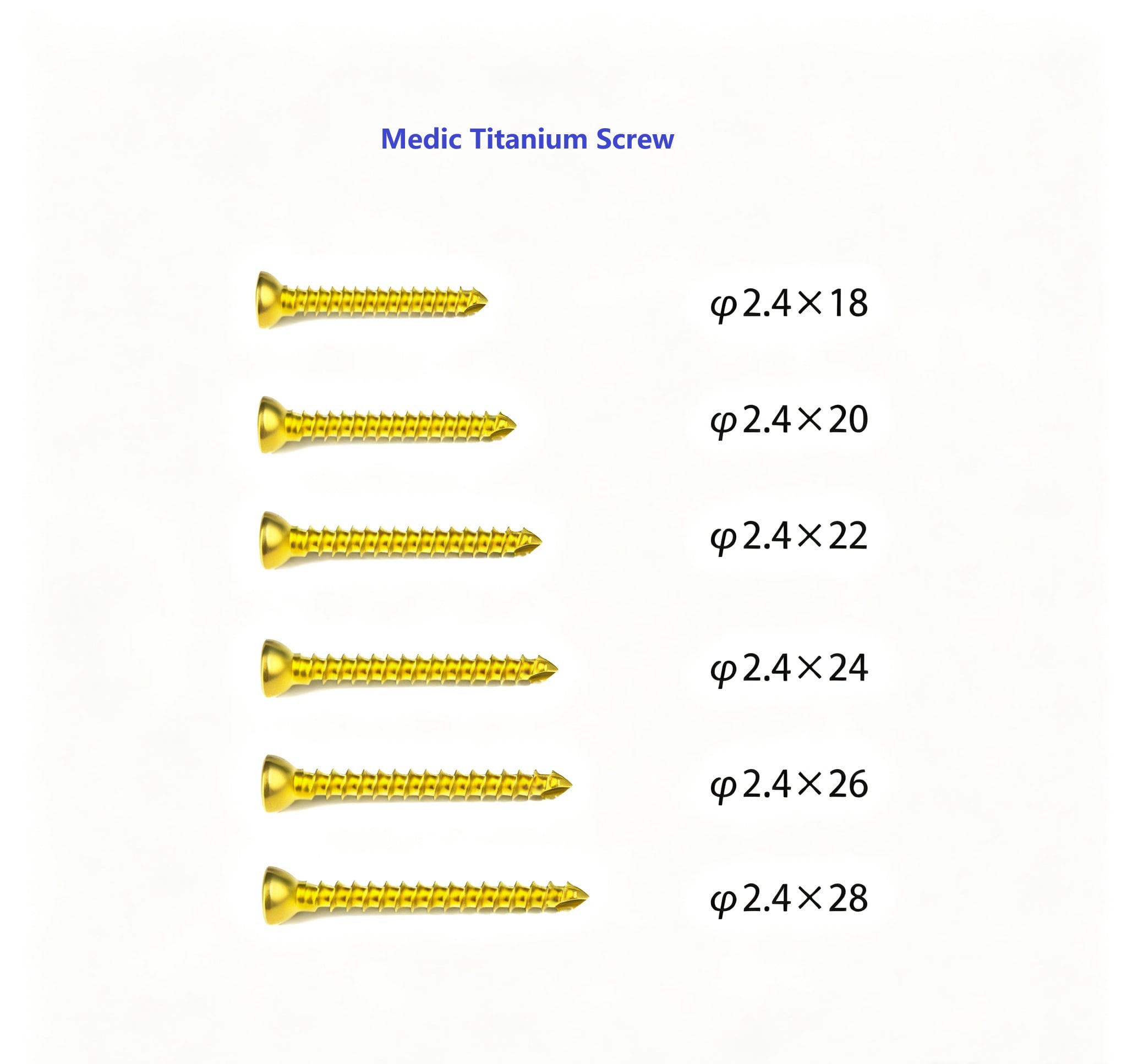 medic titanium screw