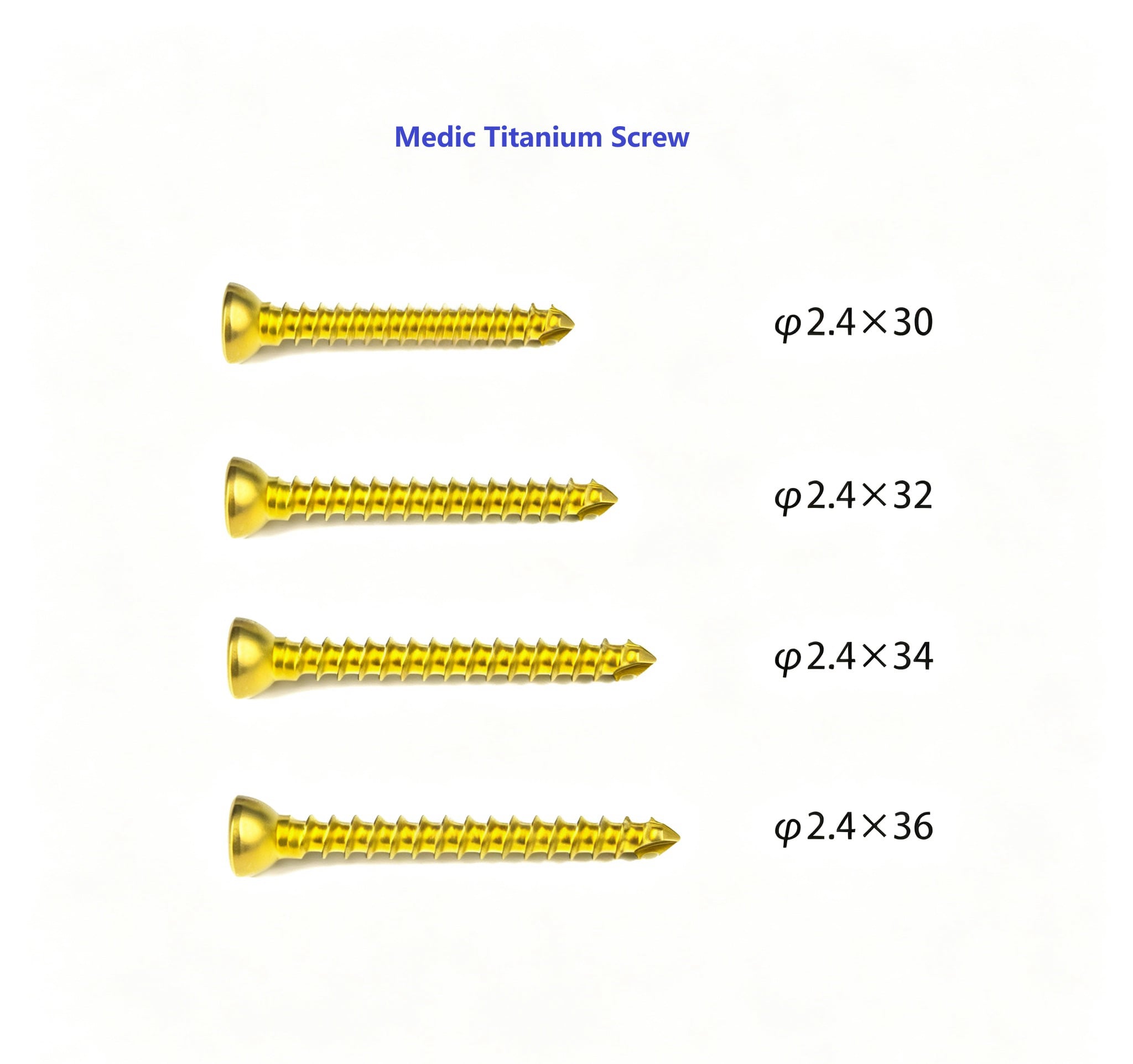 medic titanium screw